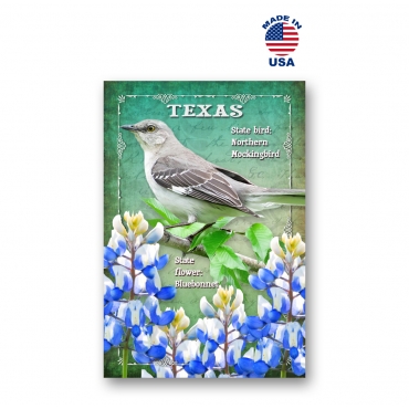 Texas Bird & Flower Set of 20