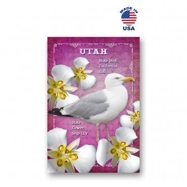 Utah Bird & Flower Set of 20