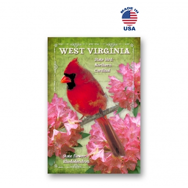 West Virginia Bird & Flower Set of 20