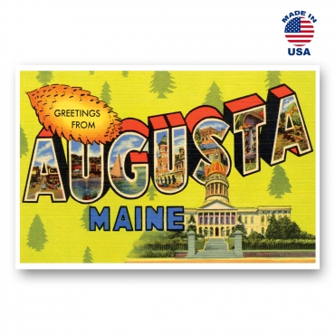 Greetings from Augusta, Maine Set of 20