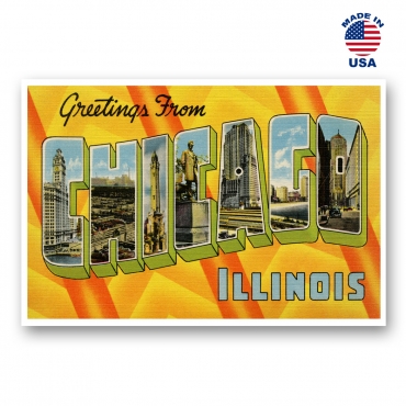 Greetings from Chicago, Illinois Set of 20