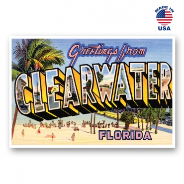 Greetings from Clearwater, Florida Set of 20