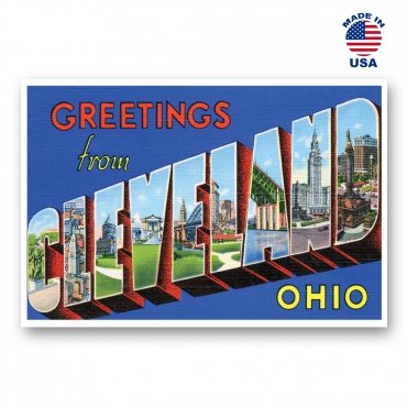 Greetings from Cleveland, Ohio Set of 20
