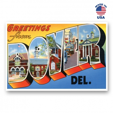 Greetings from Dover, Delaware Set of 20