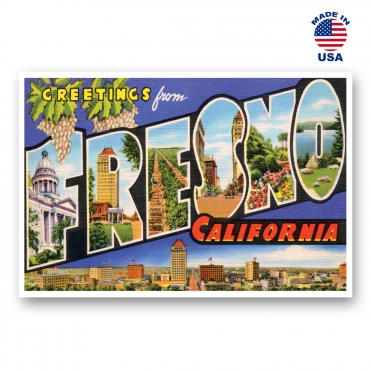 Greetings from Fresno, California Set of 20