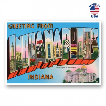 Greetings from Indianapolis, Indiana Set of 20