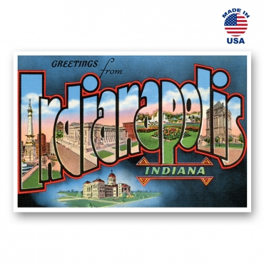 Greetings from Indianapolis, Indiana Set of 20