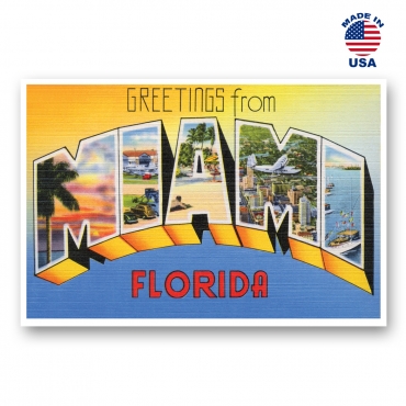 Greetings from Miami, Florida Set of 20
