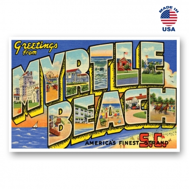 Greetings from Myrtle Beach, South Carolina Set of 20