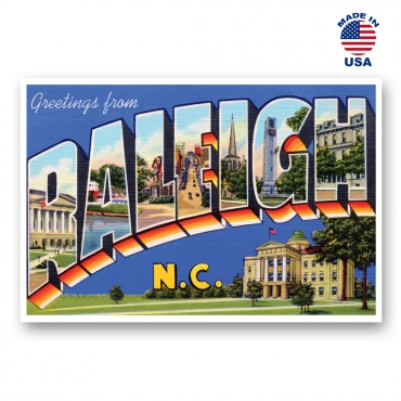 Greetings from Raleigh, North Carolina Set of 20