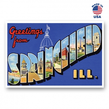 Greetings from Springfield, Illinois Set of 20