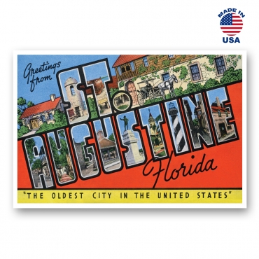 Greetings from St. Augustine, Florida Set of 20