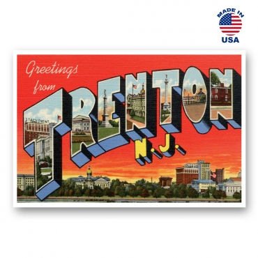 Greetings from Trenton, New Jersey Set of 20