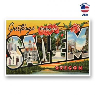 Greetings from Salem, Oregon Set of 20