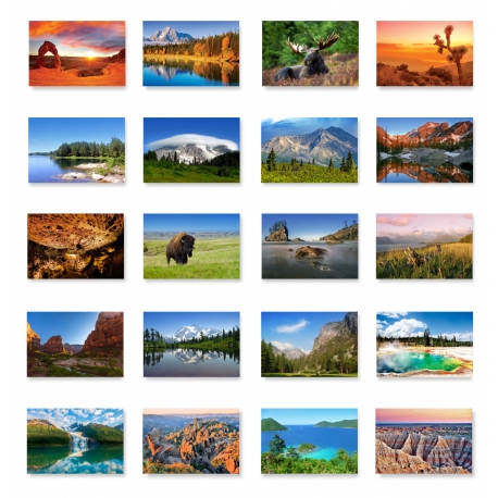 US National Parks Set of 62